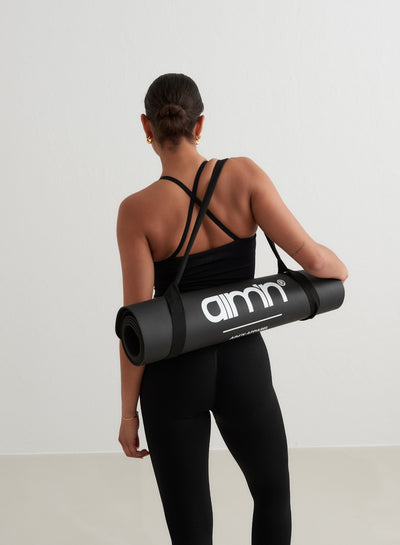 Black Edge Yoga Mat